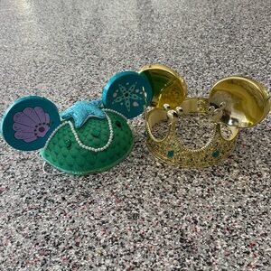 Disney Ears Bundle King’s Crown & Little Mermaid Hat